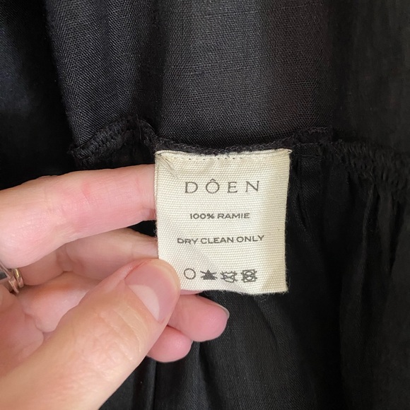 NWT Doen Yvonne dress black size XS - Picture 7 of 7